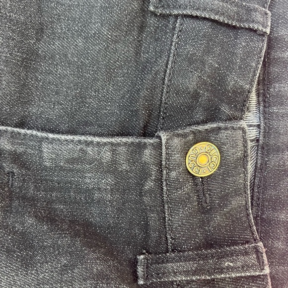 Gucci black denim stretchy skinny jeans size 36 - Picture 15 of 15